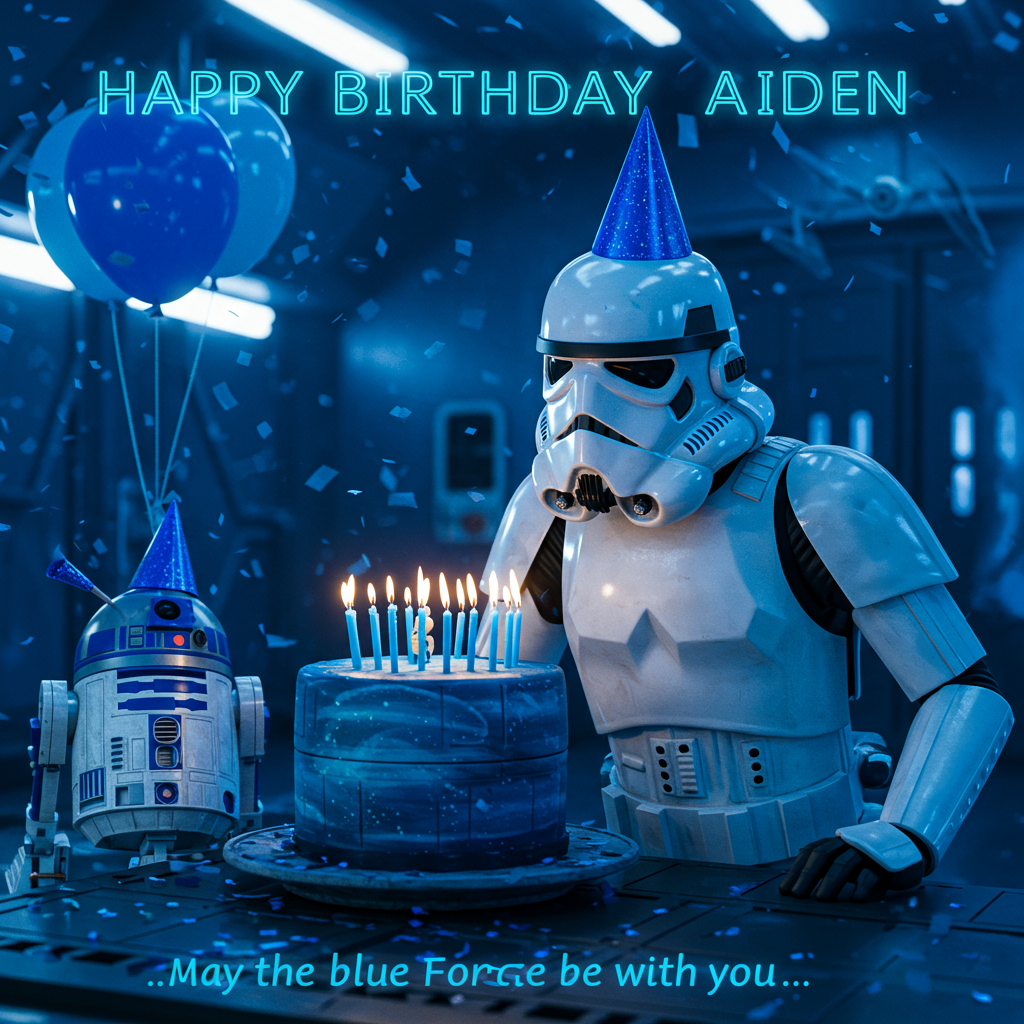 holographic birthday cards Holographic birthday card – Flying Tiger Copenhagen main image 0