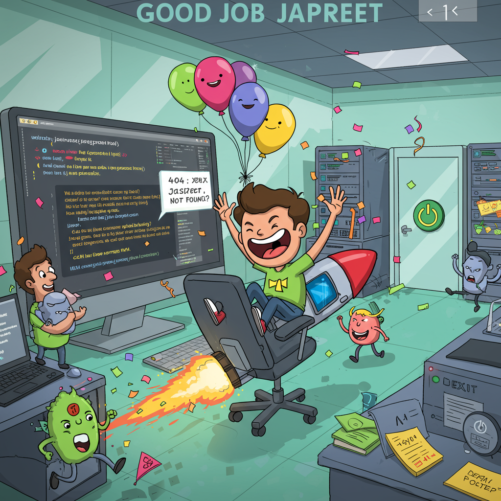 Tech & Software Development Farewell Cards - Silly Robot Cards