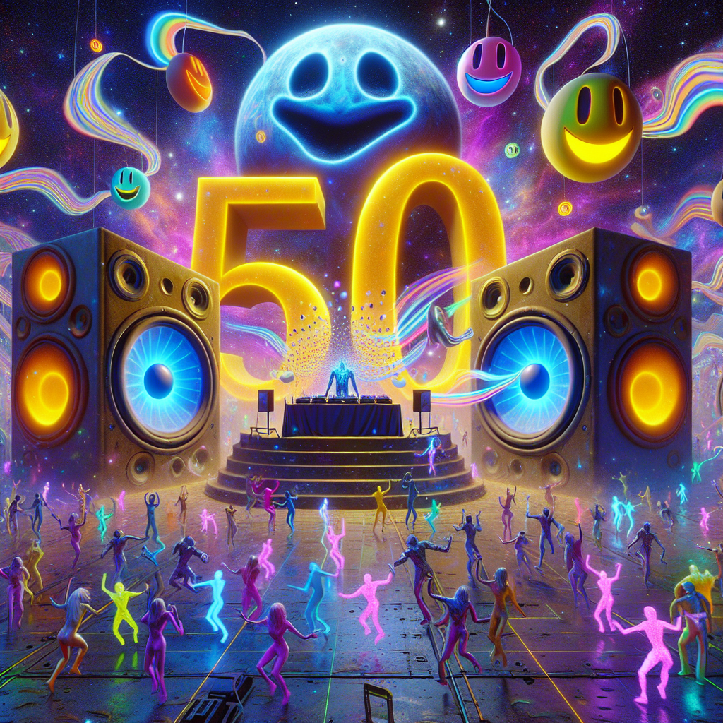 2) Birthday AI Generated Card - Brother, 50th birthday, 90's acid ...