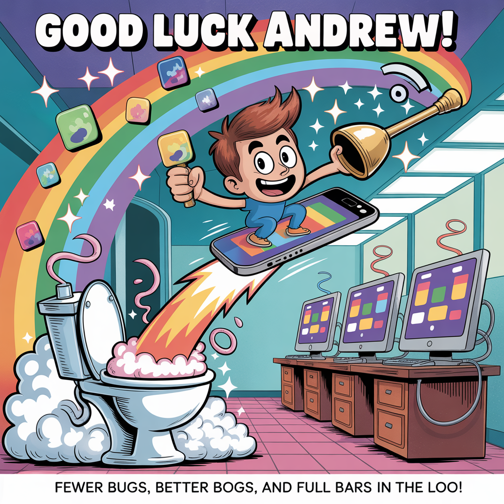 Digital Farewell Cards - Silly Robot Cards