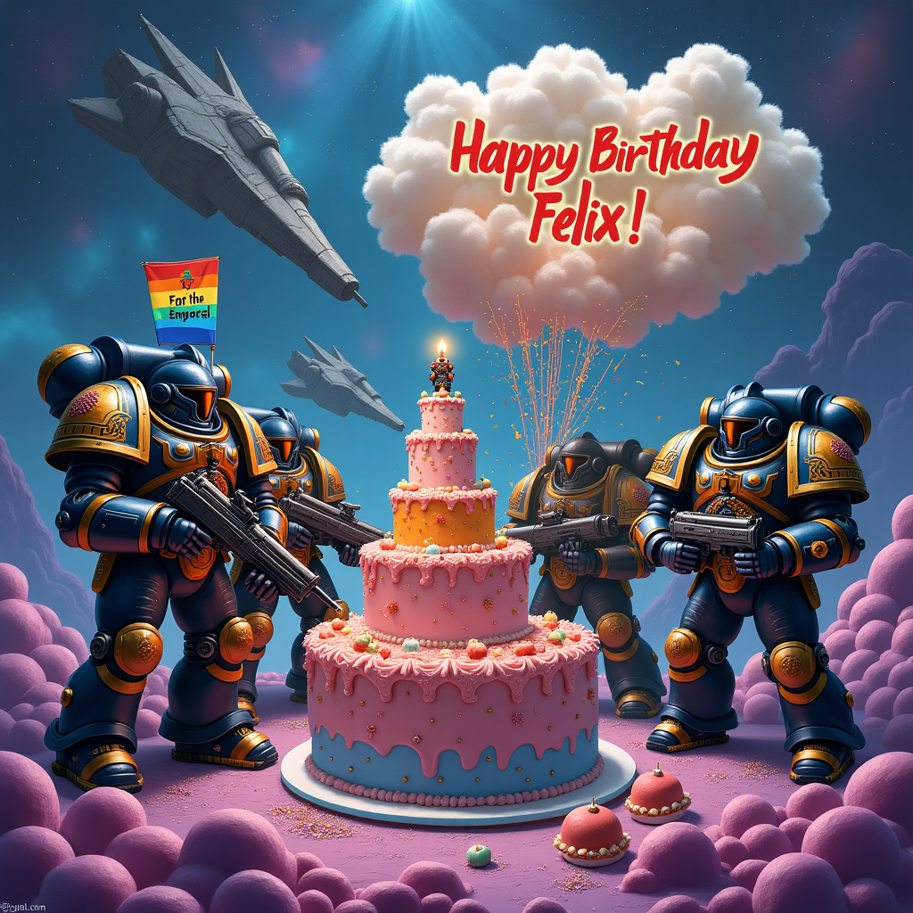 Cosmic and Galaxy Birthday Cards - Silly Robot Cards