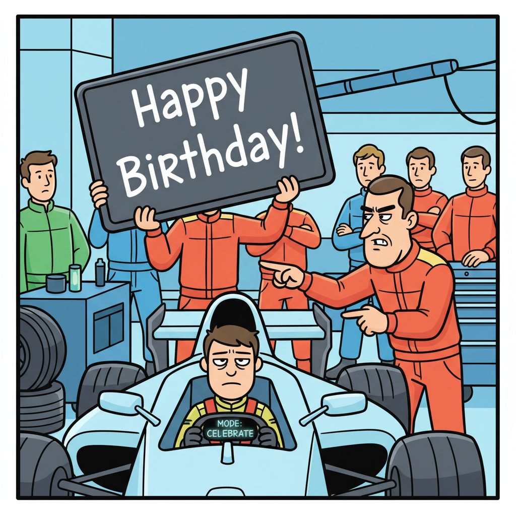 High-Octane Birthday Cards - Silly Robot Cards