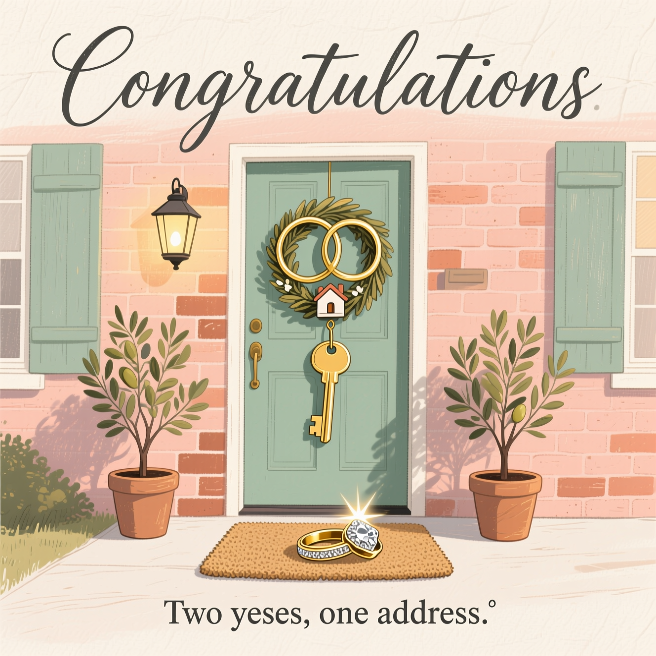 Togetherness Congratulations Cards - Silly Robot Cards