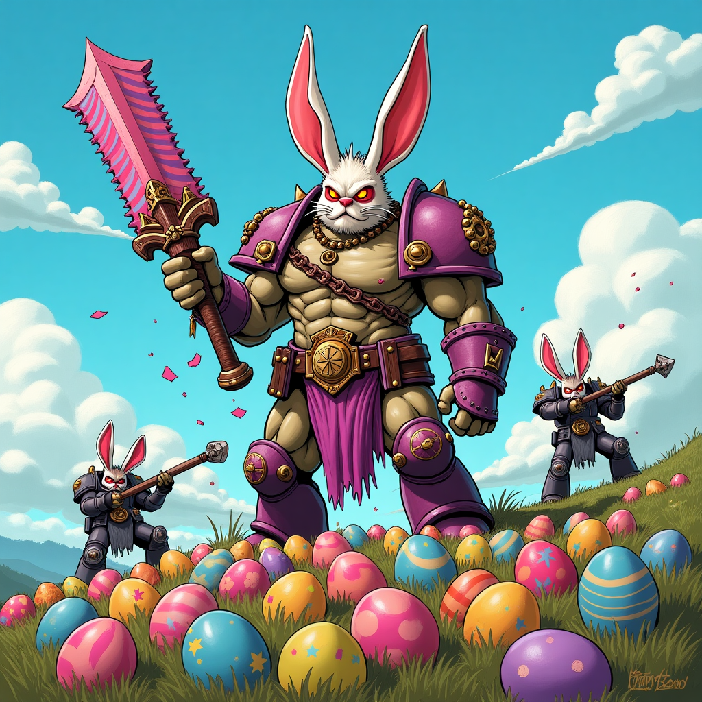 Warhammer 40,000 Easter Cards - Silly Robot Cards