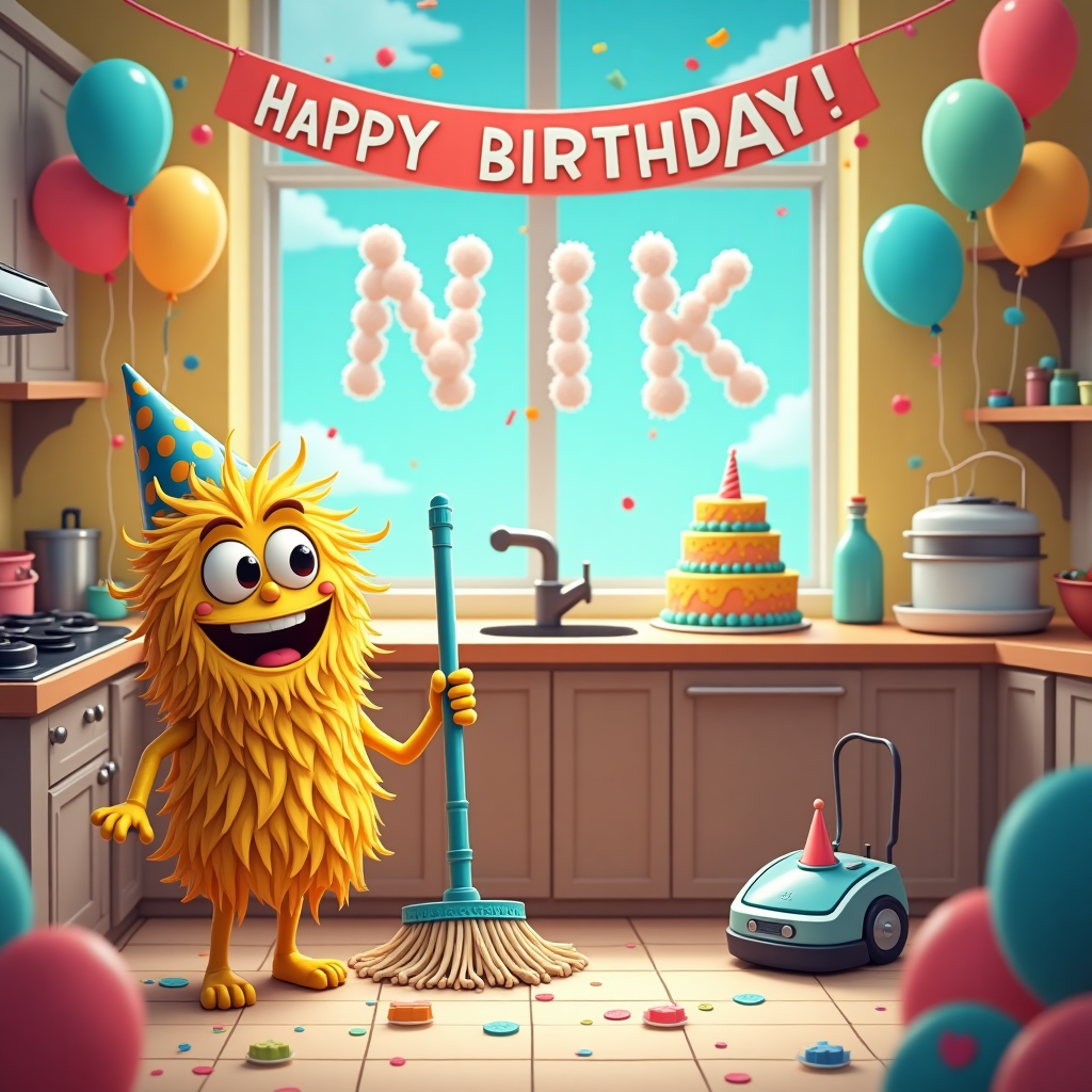 Kitchen Themed Cards Birthday Cards - Silly Robot Cards