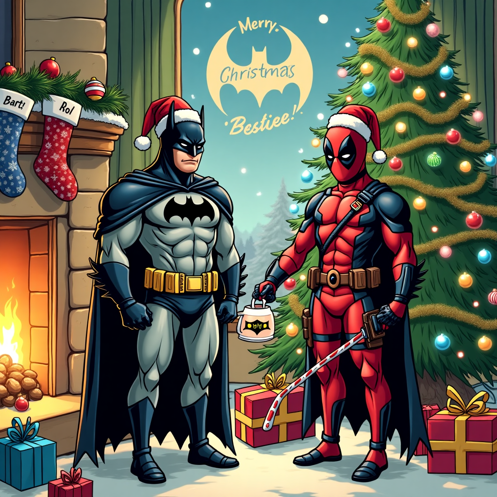 Superhero Christmas Cards | Unique Holiday Cards for Comic Fans | Silly ...