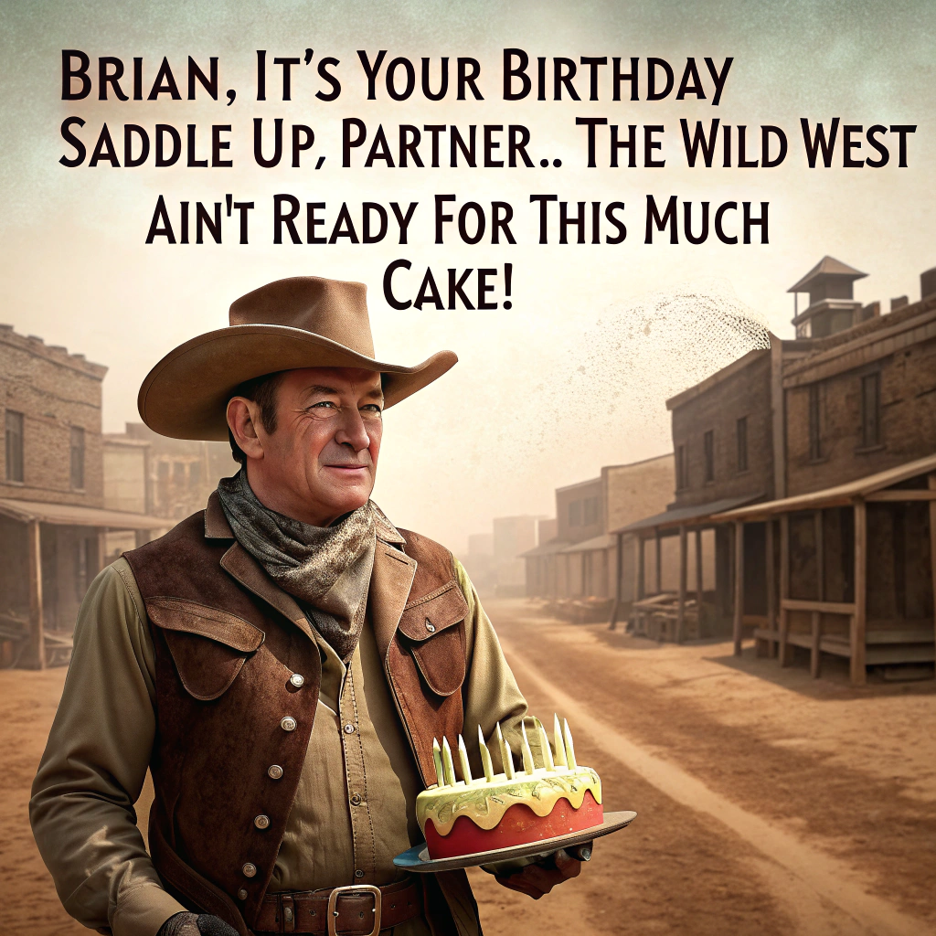 John Wayne Birthday Cards - Silly Robot Cards, image size:1024x1024
