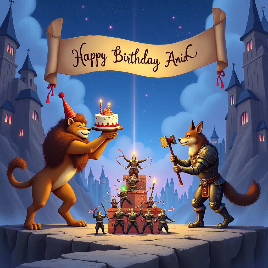 Velaris Birthday Cards - Silly Robot Cards