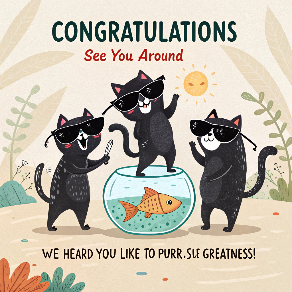 Animal Cards Congratulations Cards - Silly Robot Cards