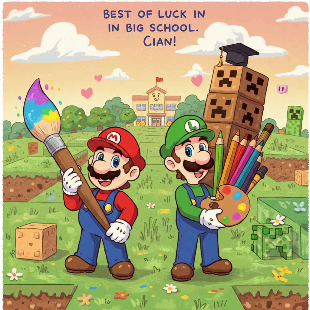 Congratulations Minecraft Card Minecraft Congratulations Cards - Silly Robot Cards
