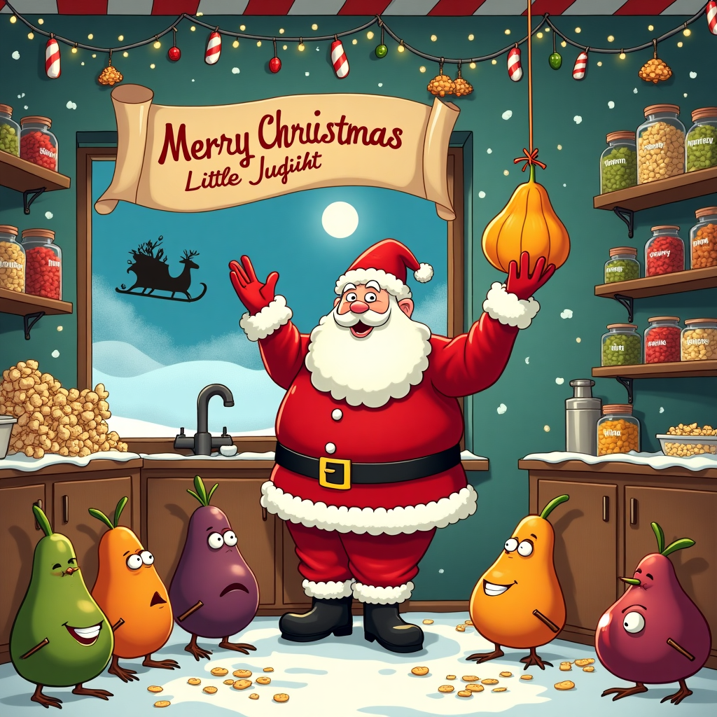 【新品・未開封】アートタペストリー Heartwarming Christmas Cozy Kitchen Christmas Cards - Silly Robot Cards