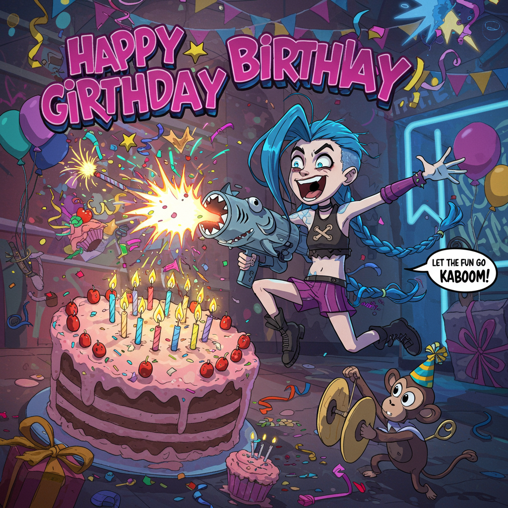 Jinx Birthday Cards - Silly Robot Cards