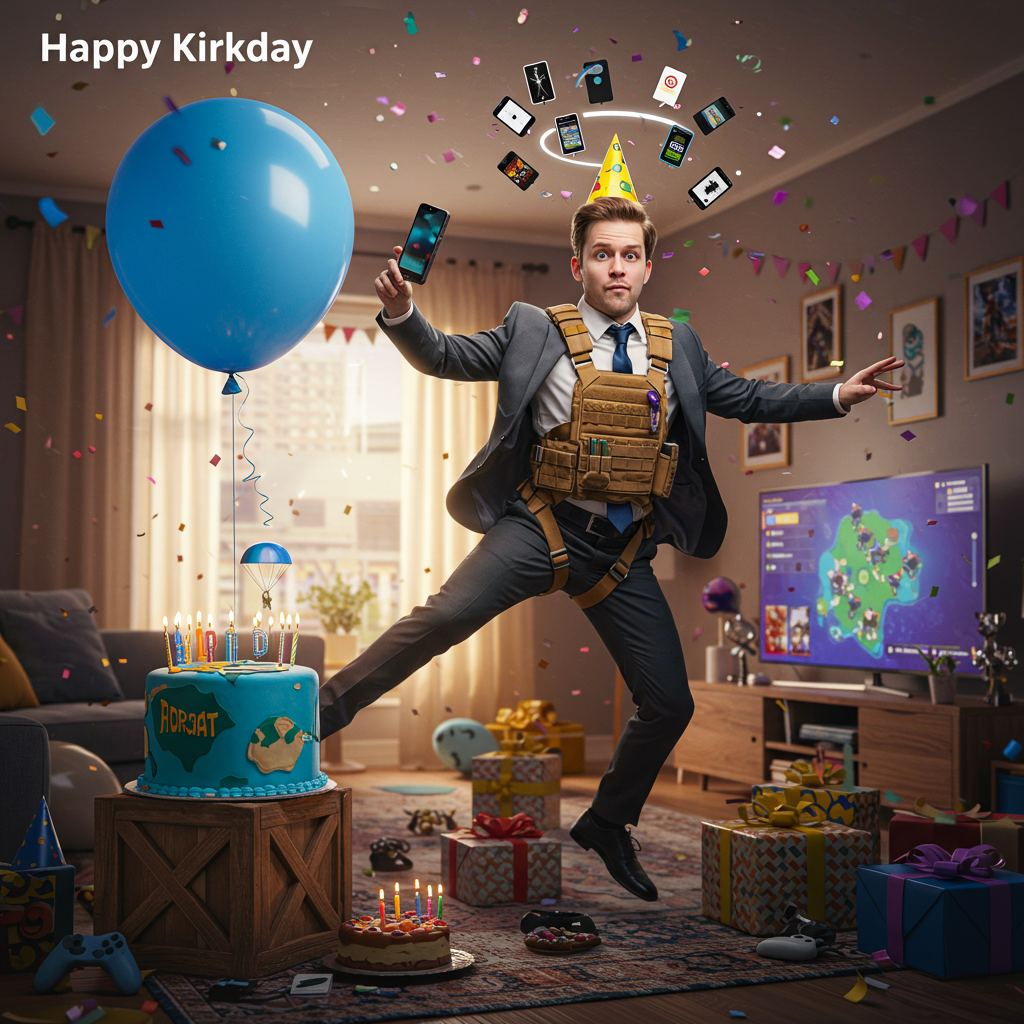 Brainrot Birthday Cards - Silly Robot Cards