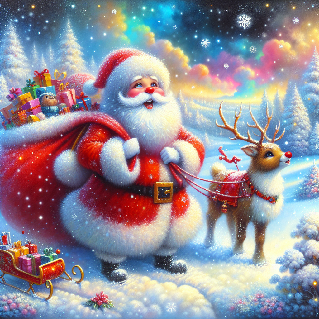 Rudolf Christmas Cards - Silly Robot Cards