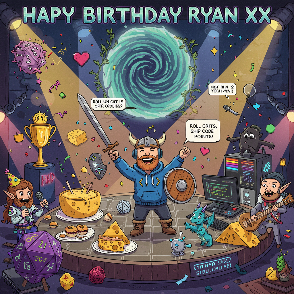 Vikings Birthday Cards - Silly Robot Cards