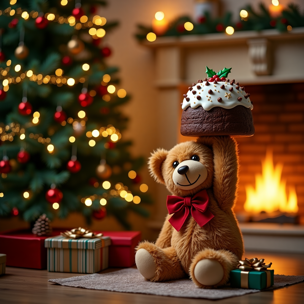 Teddy bear christmas tree deals