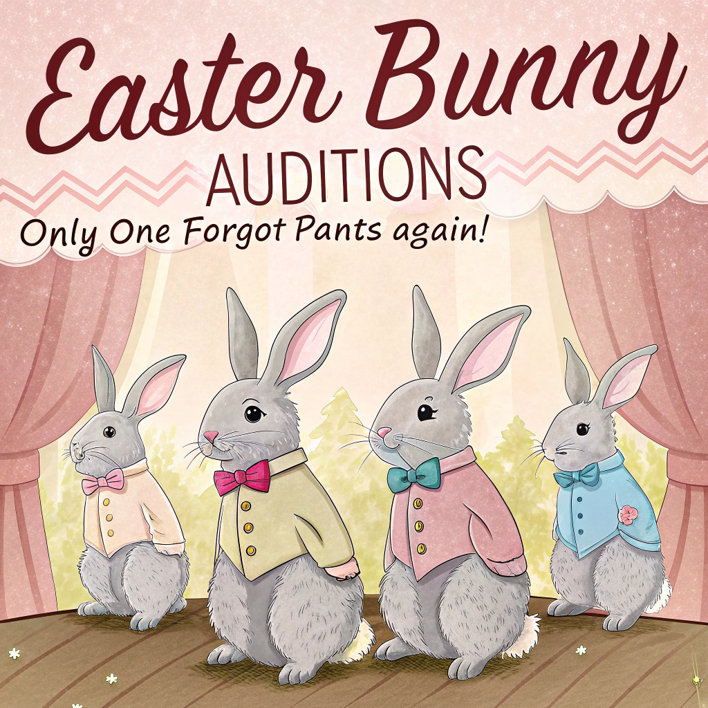 Tryouts Easter Cards Ideas - Silly Robot Cards