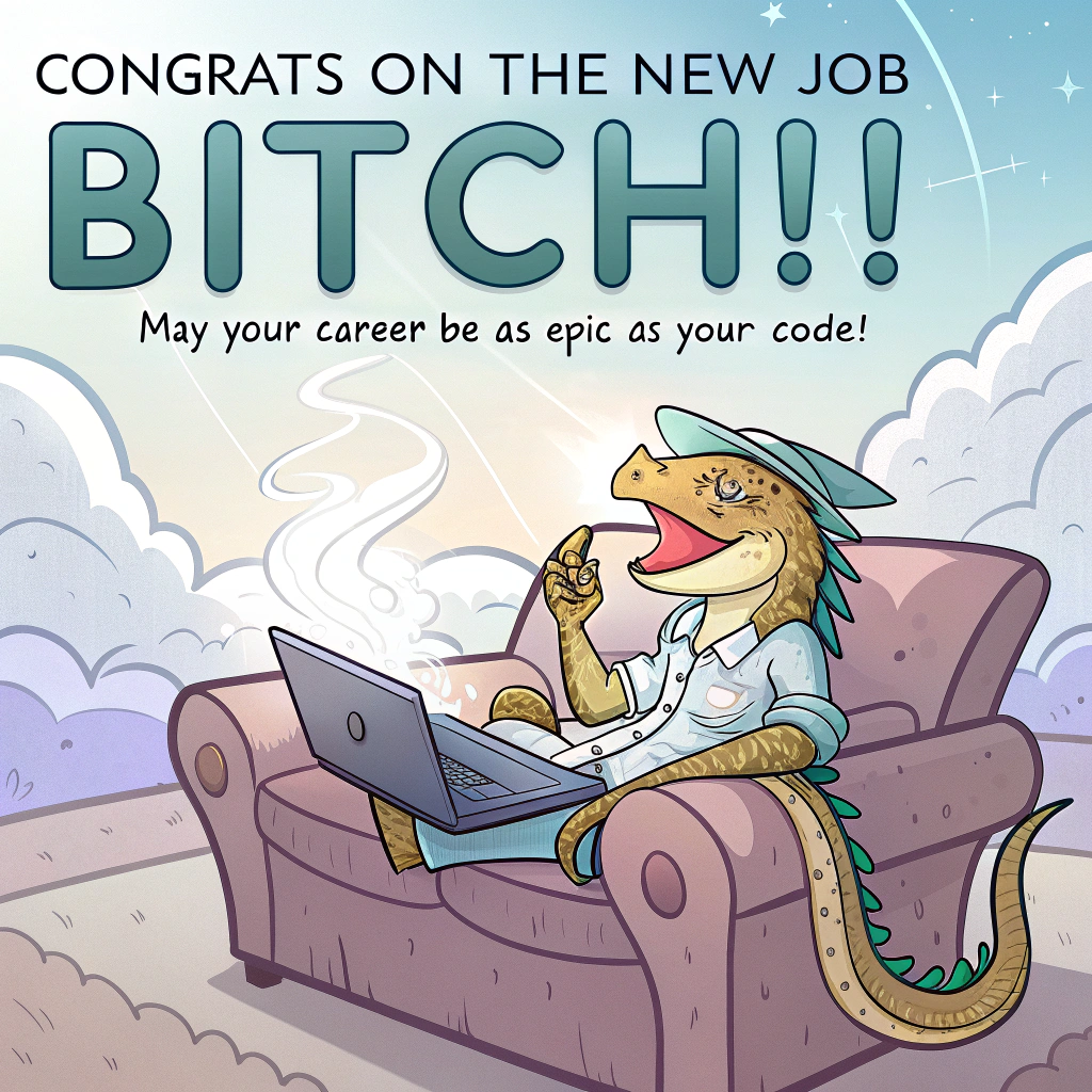 Digital Congratulations Cards - Silly Robot Cards