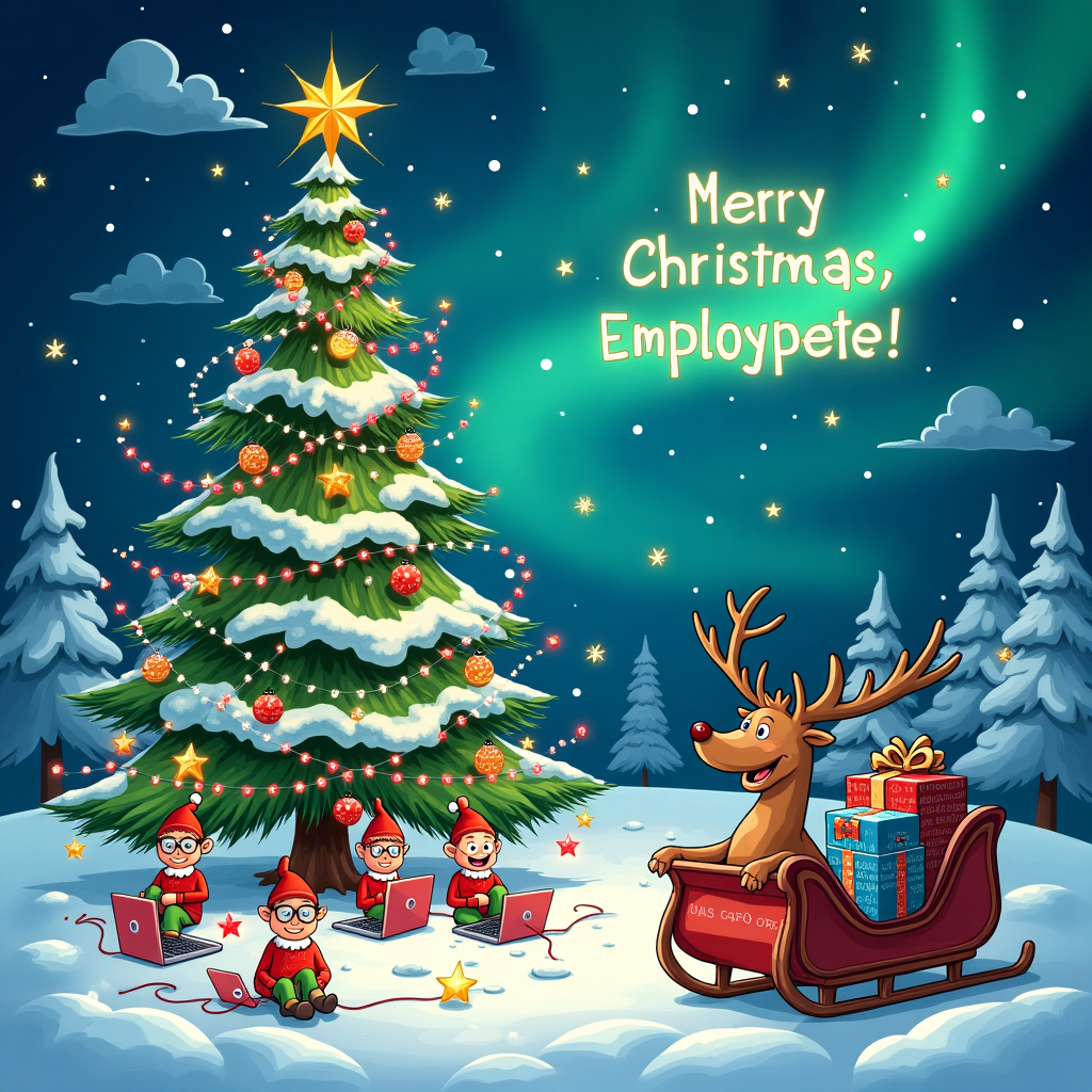 Unique Digital & Coding Christmas Cards | Send Holiday Cheer with a ...