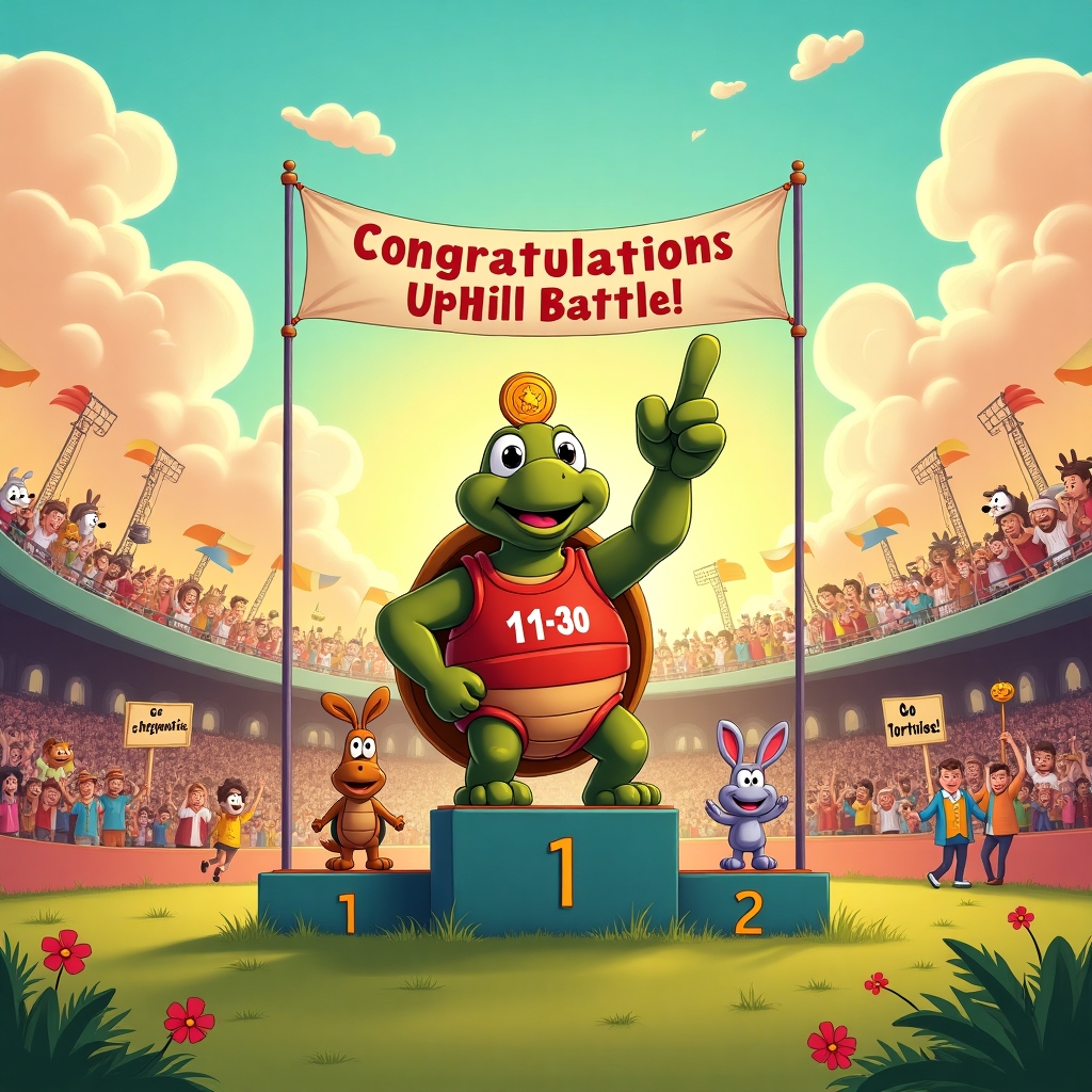 Compitition Card Light-hearted Competition Congratulations Cards - Silly Robot Cards