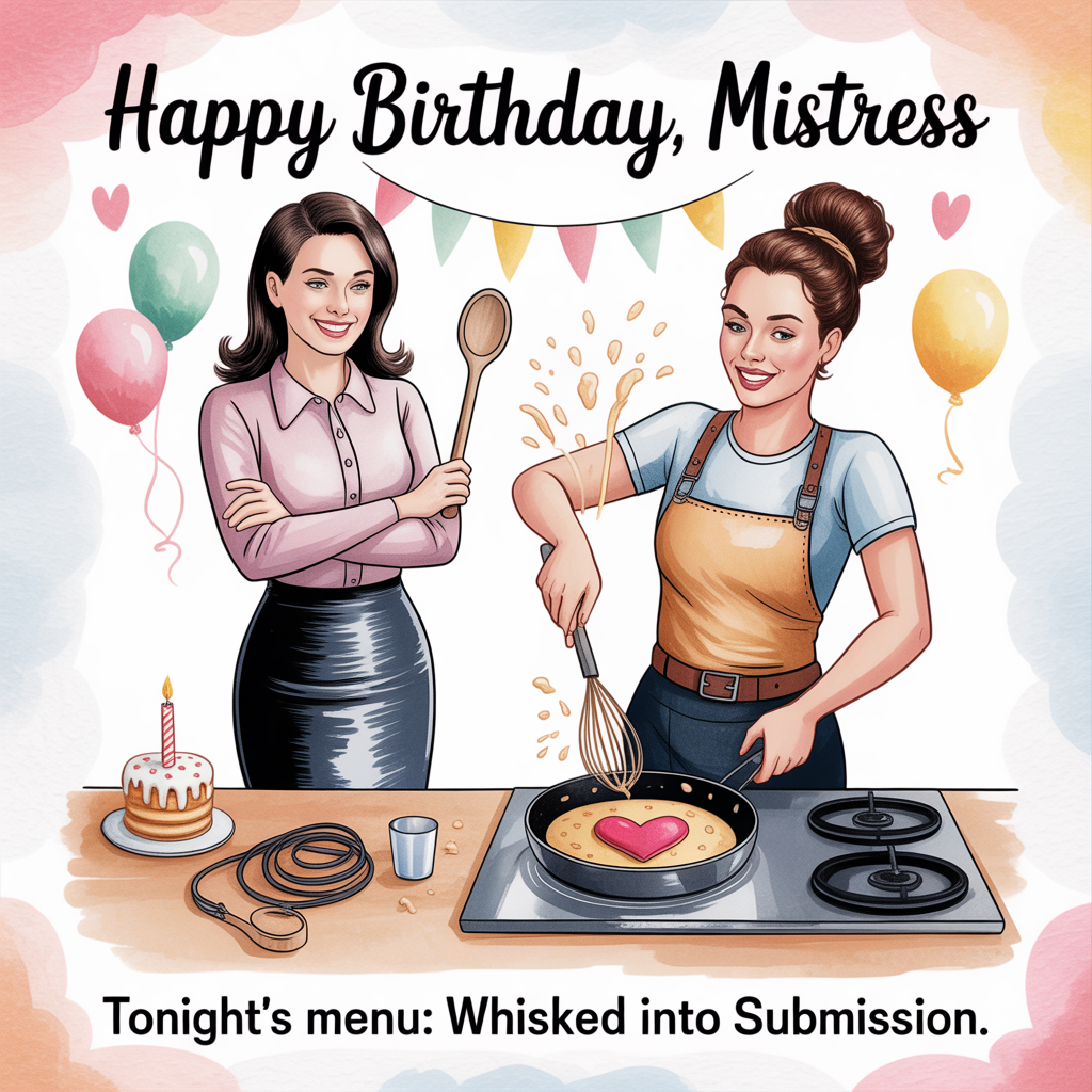 Kitchen Scene Birthday Cards - Silly Robot Cards