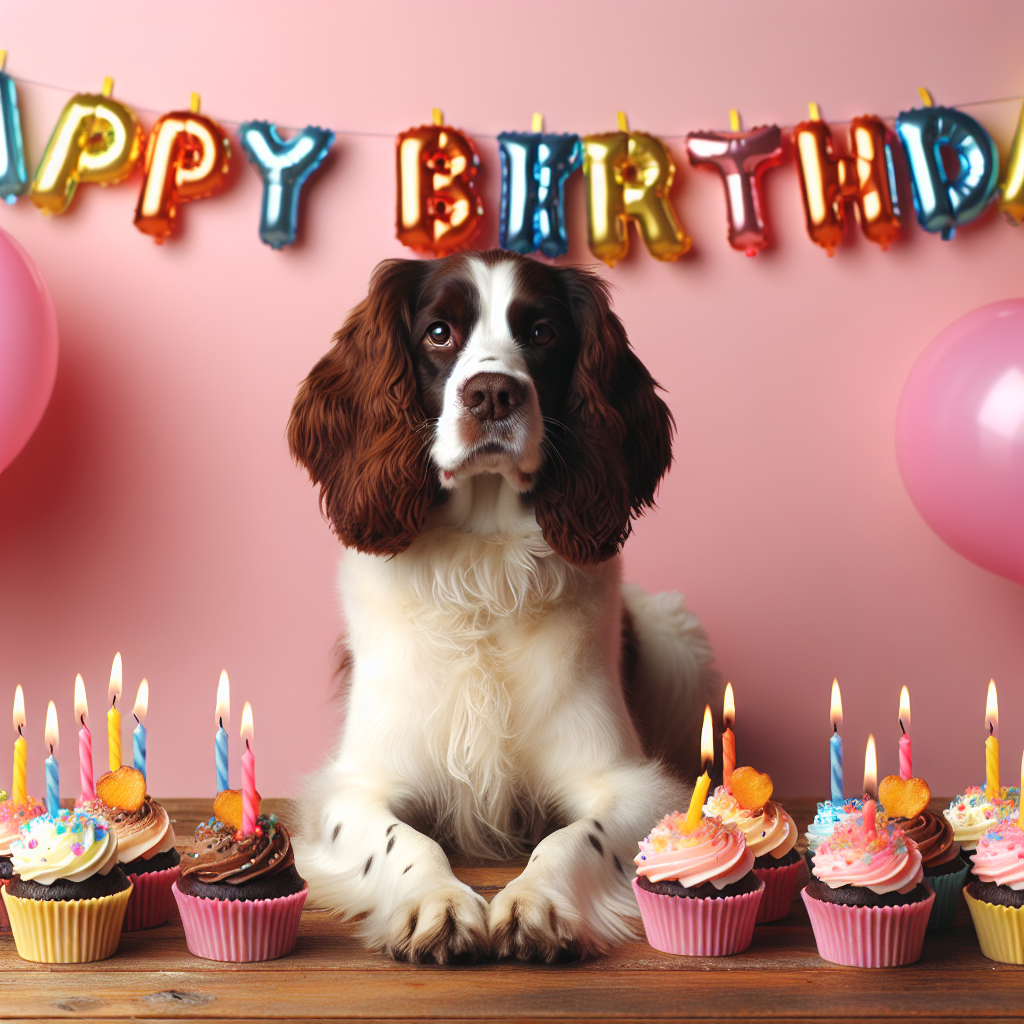 English Springer Spaniel Birthday Cards | Silly Robot Cards