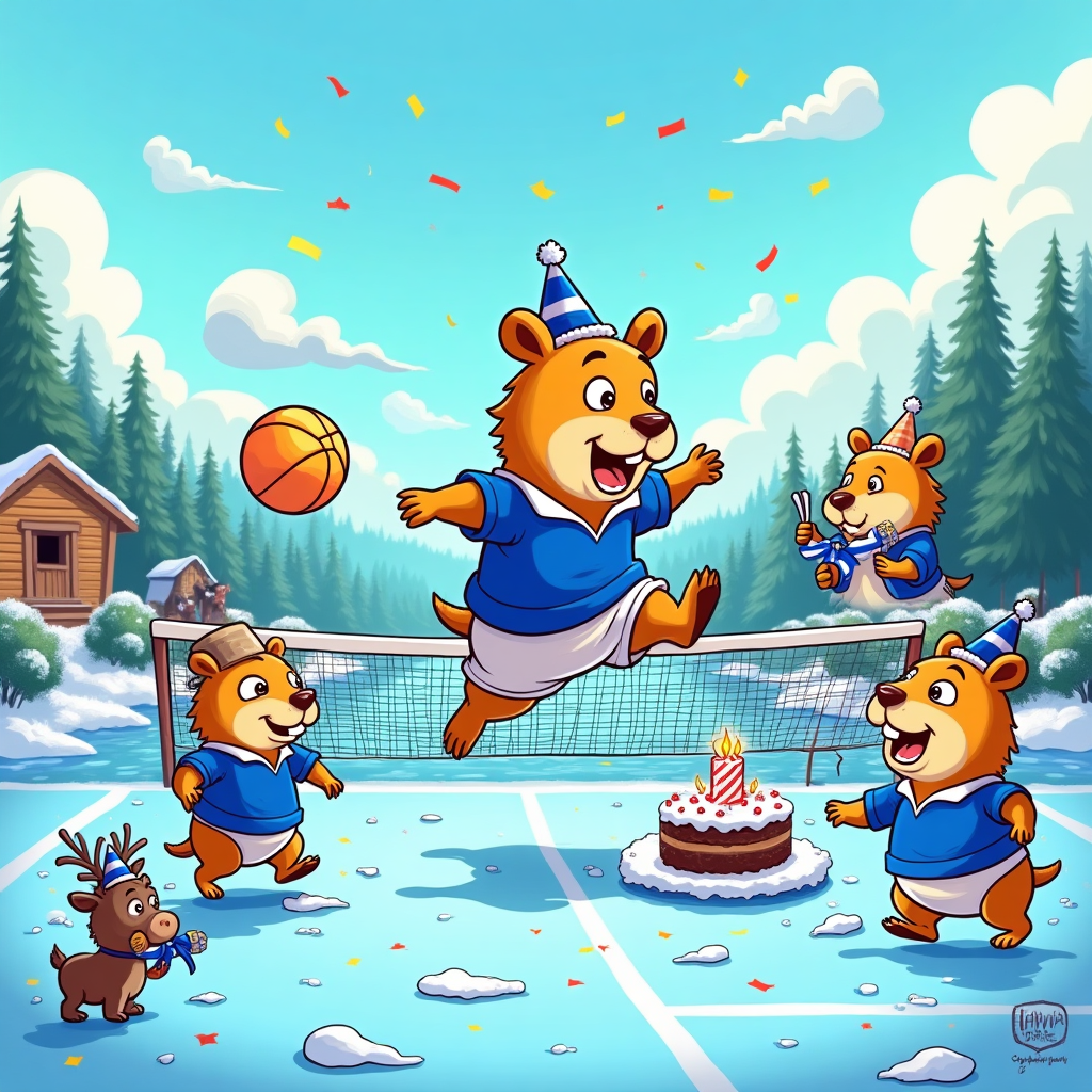 Finland Birthday Cards - Silly Robot Cards, image size:1024x1024