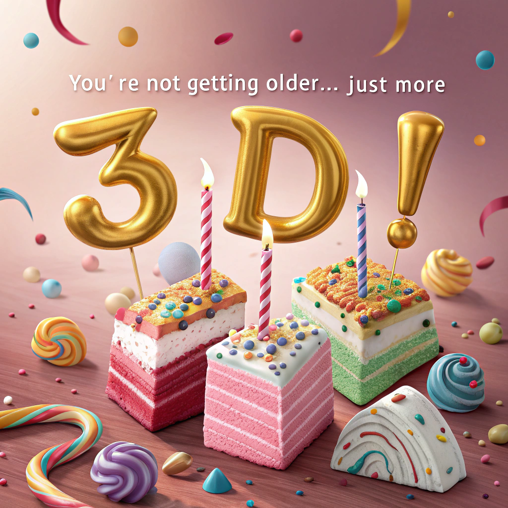 Gravity Defiance Birthday Cards - Silly Robot Cards