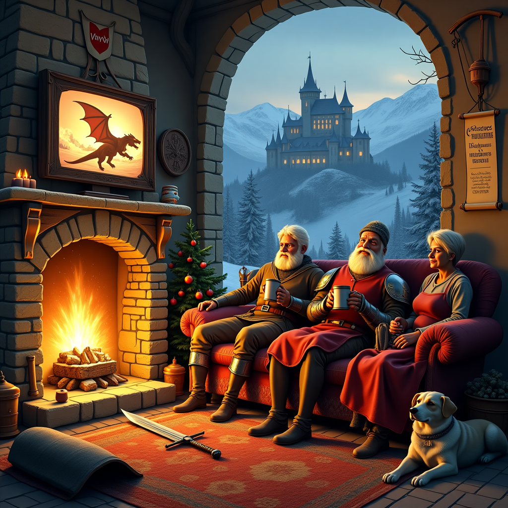 Unique Knight Christmas Cards | Celebrate the Season with Enchanting ...