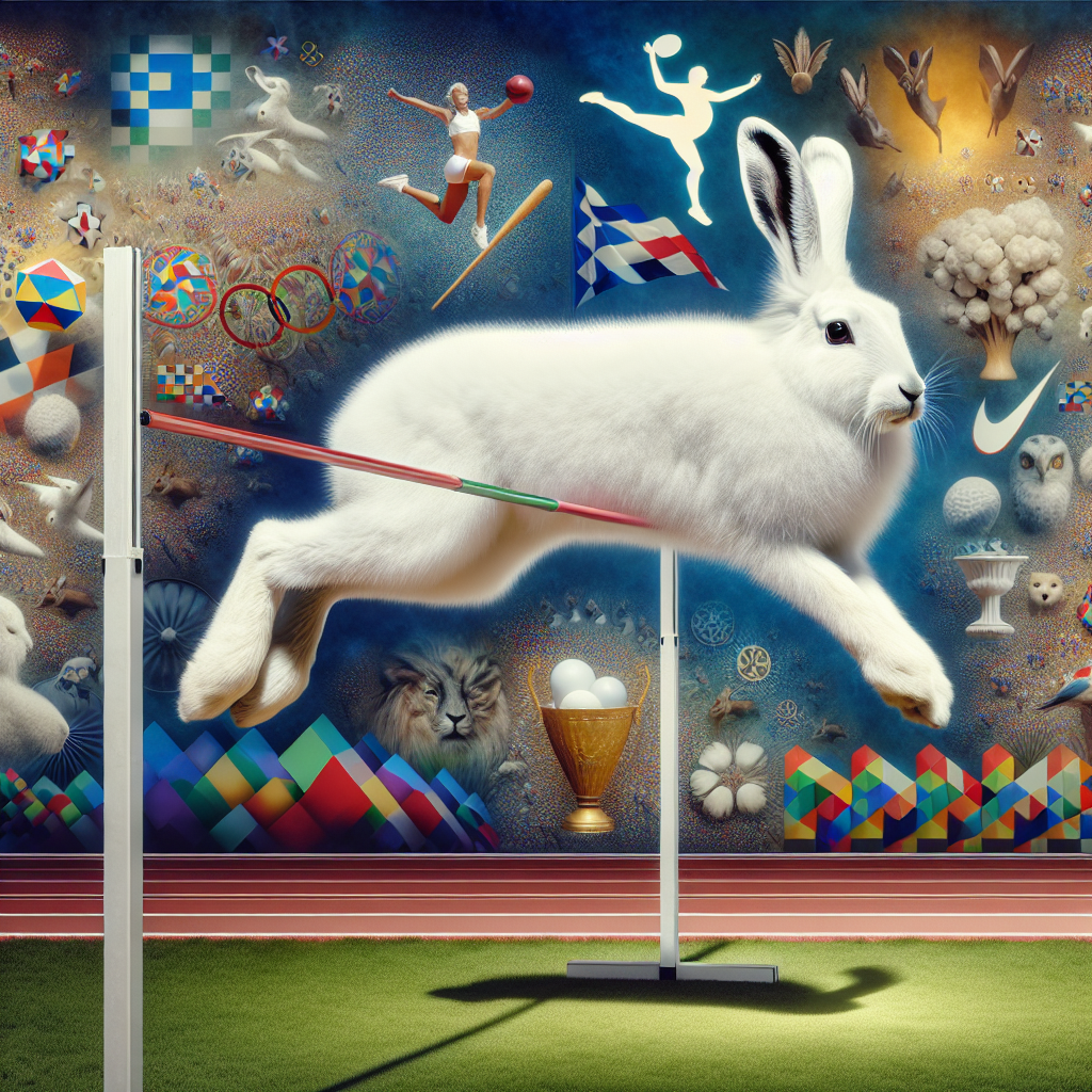 1) Congratulations AI Generated Card - White Himalayan rabbit with ...