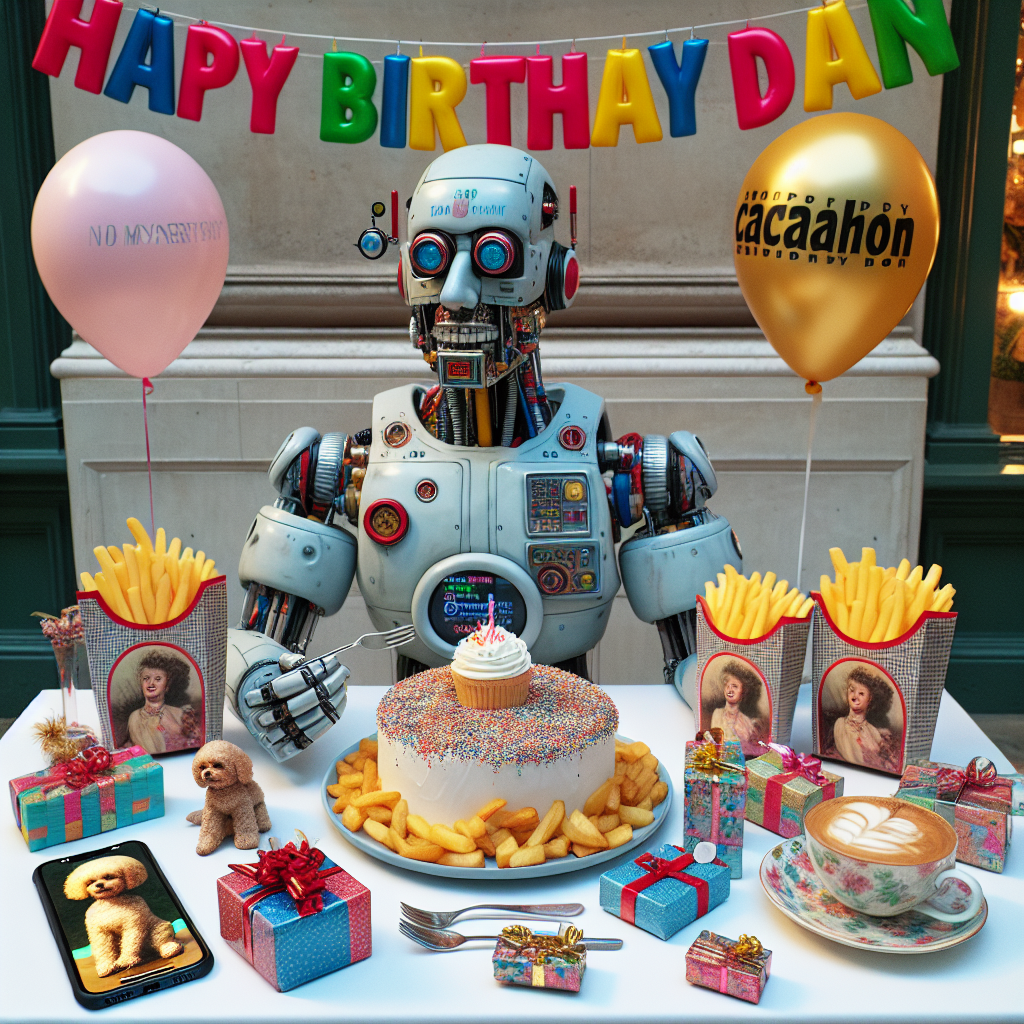 Humanoid Robot Birthday Cards Ideas - Silly Robot Cards