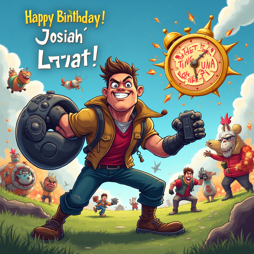 Fortnite-inspired Birthday Cards - Silly Robot Cards