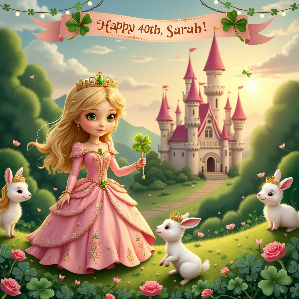Magical Princess-Themed Birthday Cards | Enchanting Designs for Your ...
