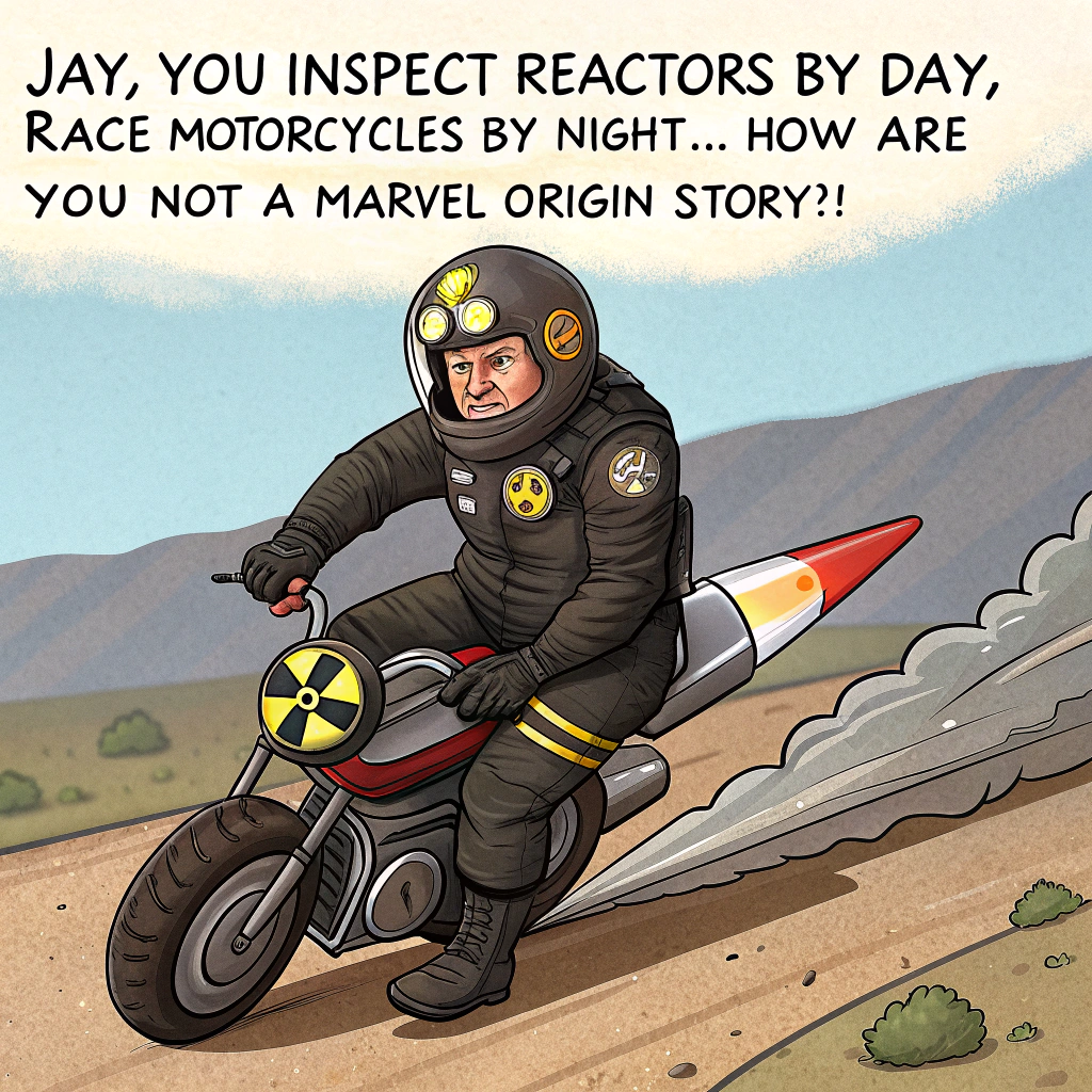 Nuclear Industry Birthday Cards - Silly Robot Cards