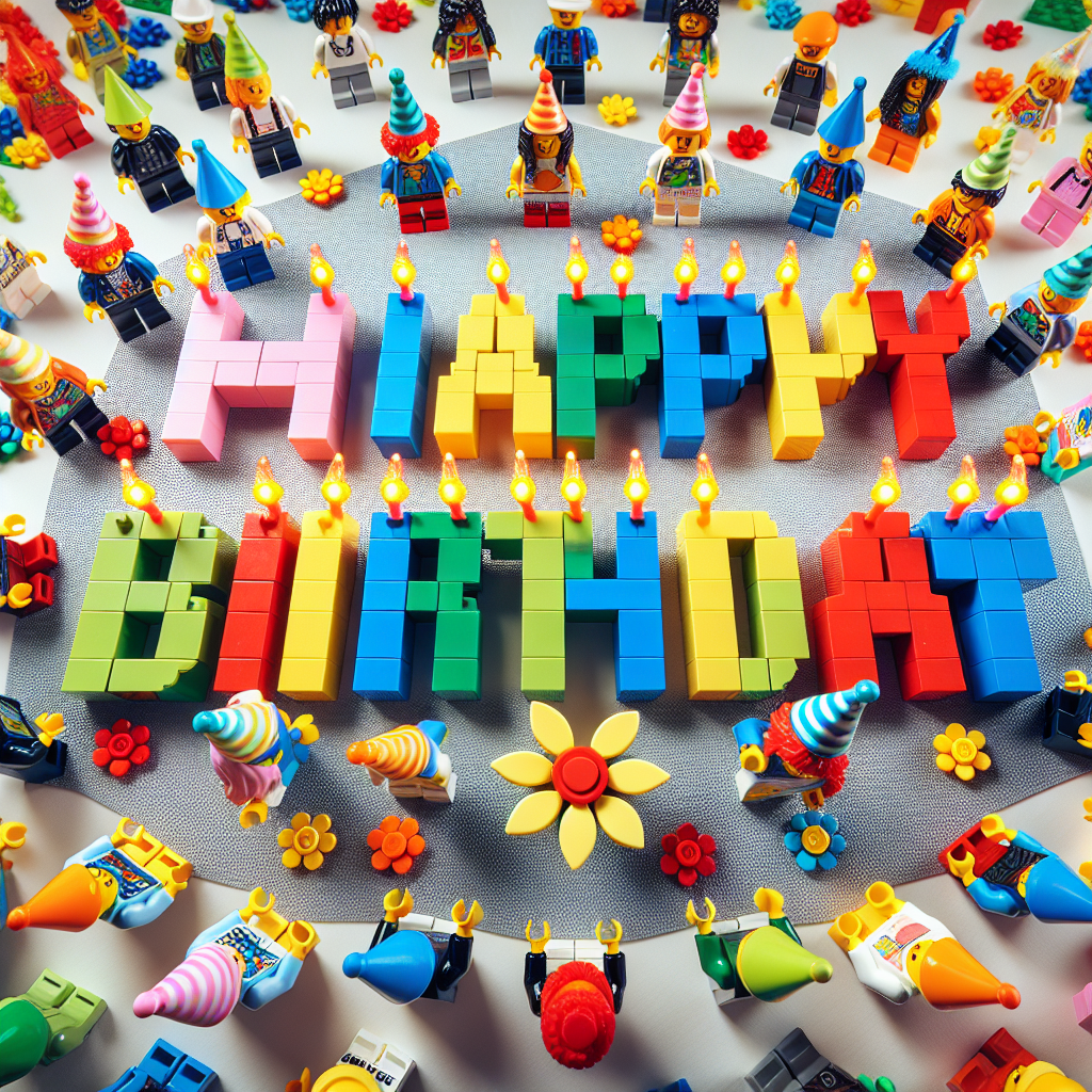 2 Birthday AI Generated Card lego 80949