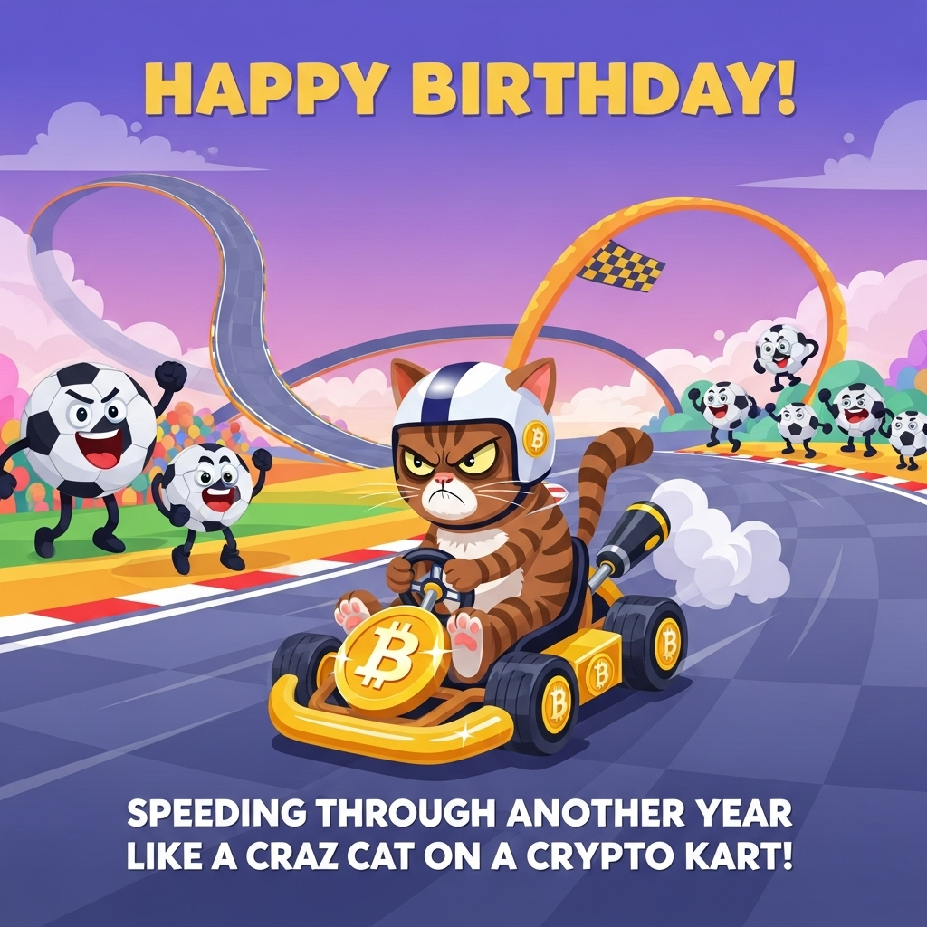 Bitcoin Birthday Cards - Silly Robot Cards