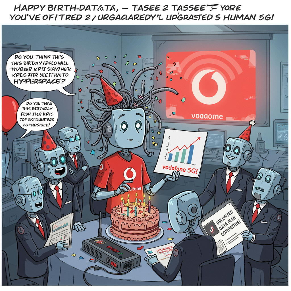 Sales and KPIs Birthday Cards - Silly Robot Cards
