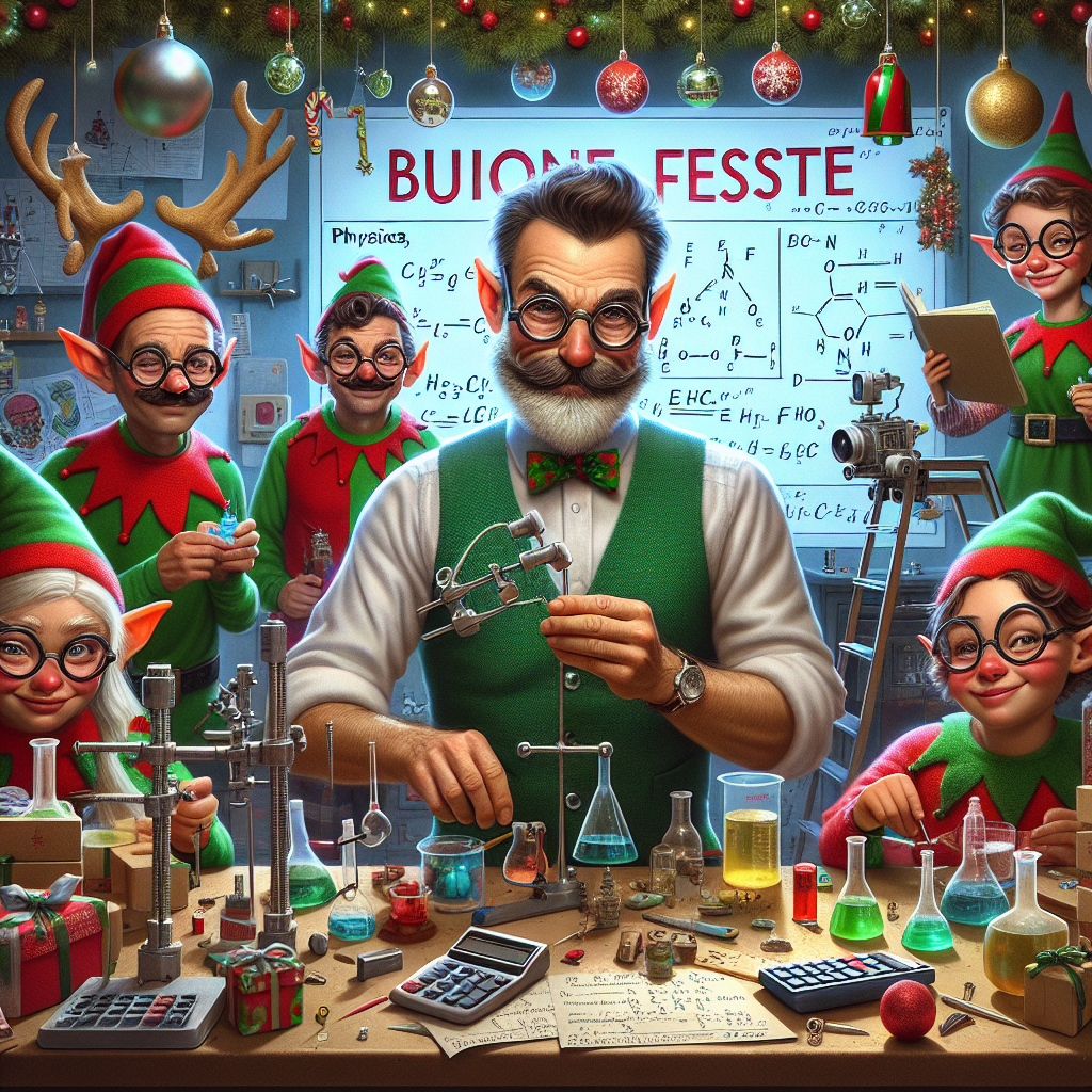 Mechanics/engineerings/science Christmas Cards - Silly Robot Cards
