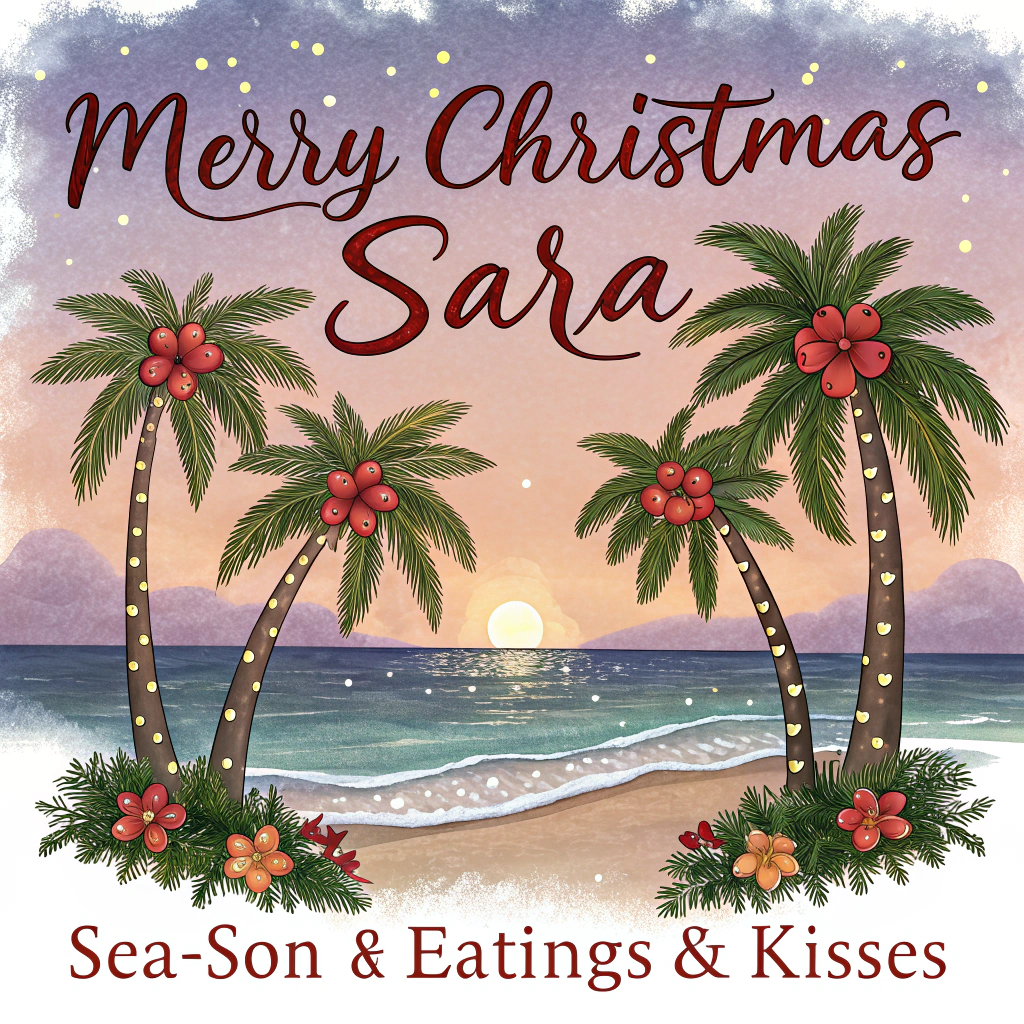 Sunset Christmas Cards - Silly Robot Cards, image size:1024x1024