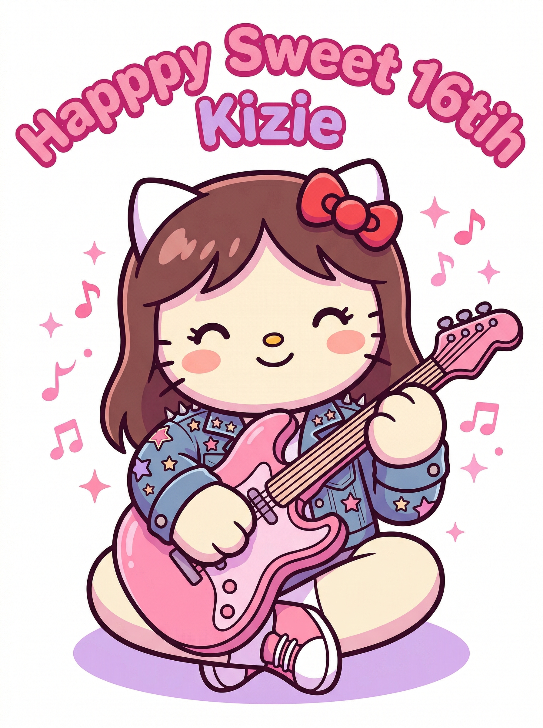 Hello Kitty Birthday Cards - Silly Robot Cards