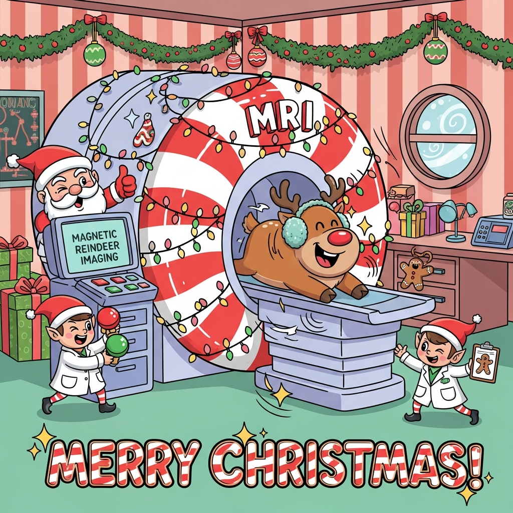 Unique MRI Machine Christmas Cards | Special Holiday Greetings for ...