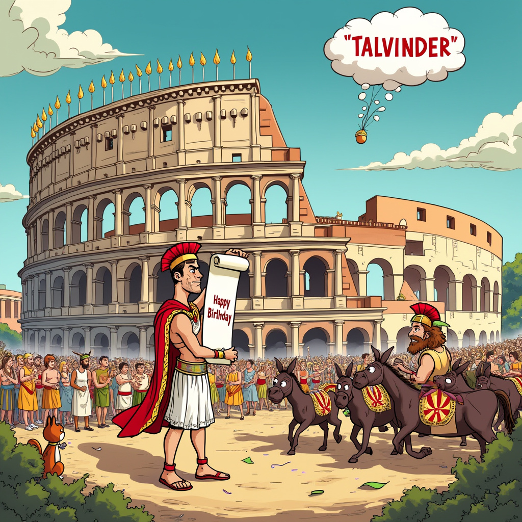 1) Birthday AI Generated Card - Rome (ecbe6)