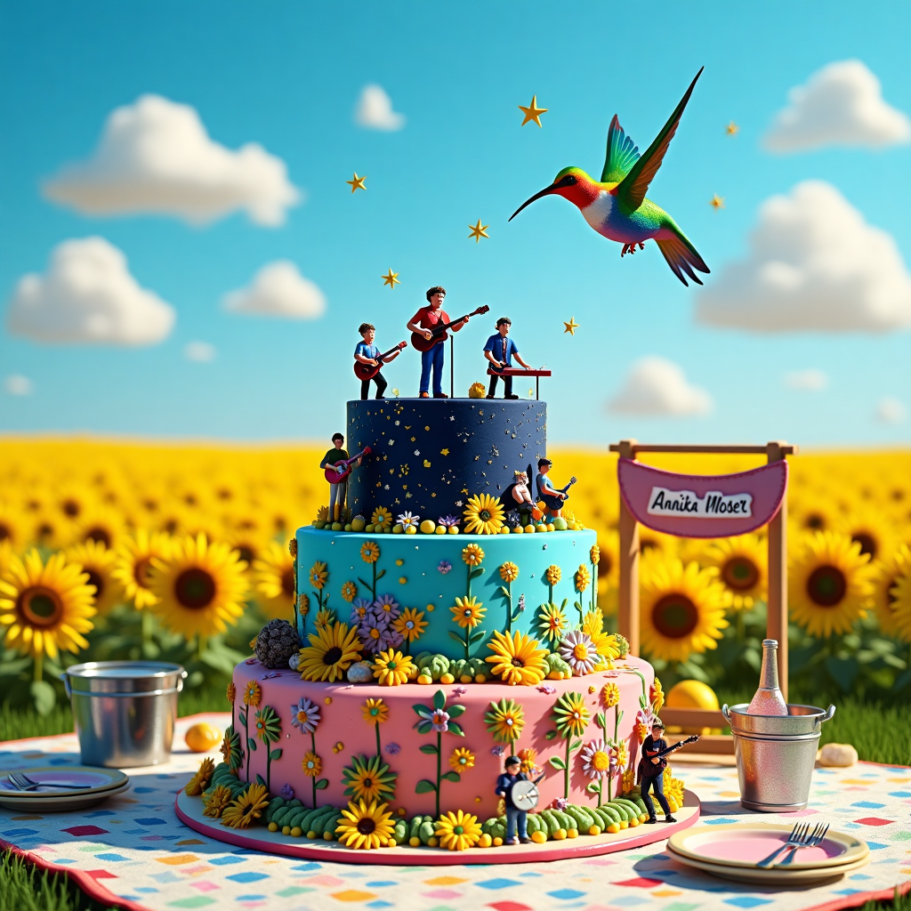 2) Birthday AI Generated Card - Coldplay (90651)