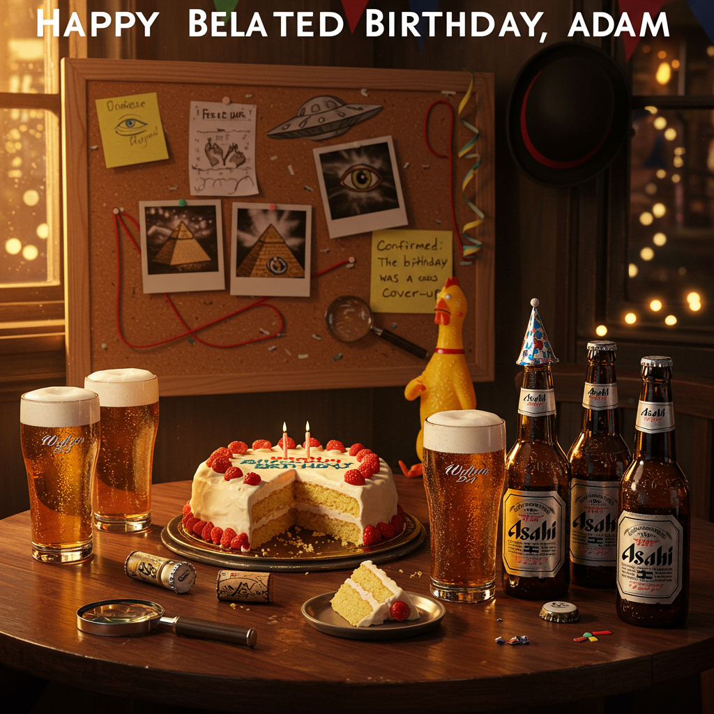 Pub Atmosphere Birthday Cards - Silly Robot Cards, image size:1024x1024