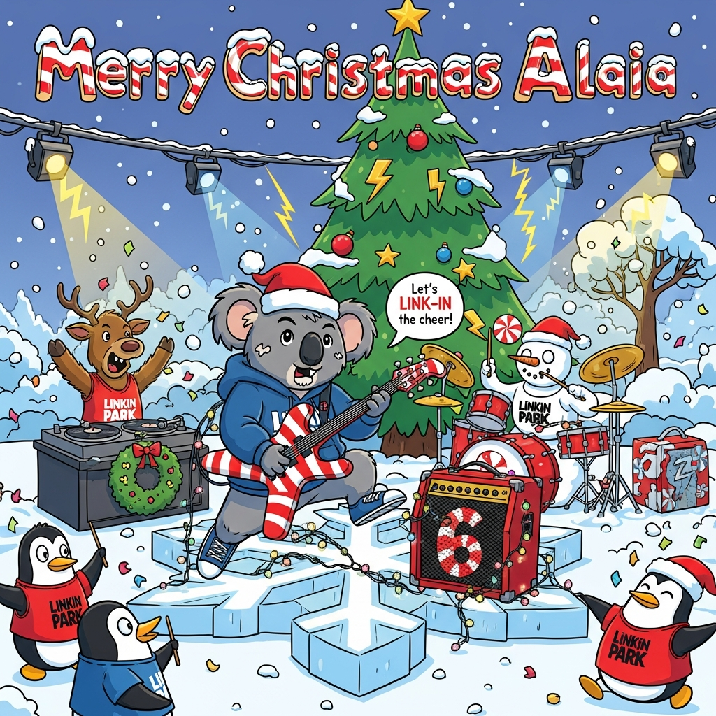 Mosh Pits Christmas Cards - Silly Robot Cards