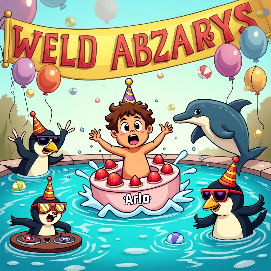 Inflatable Birthday Cards - Silly Robot Cards