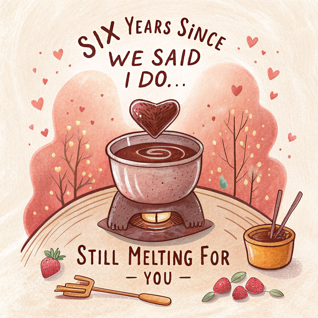 Cozy and Intimate Settings Anniversary Cards - Silly Robot Cards