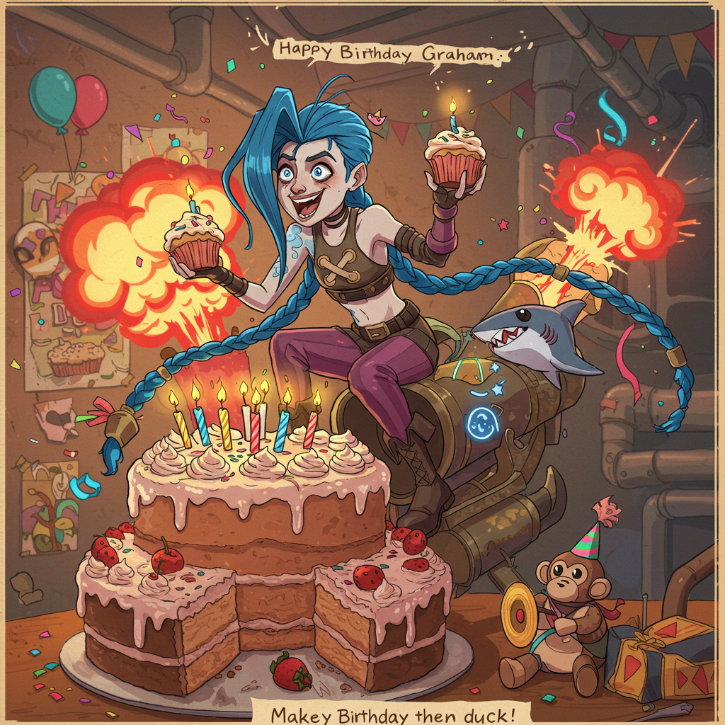 Jinx Birthday Cards - Silly Robot Cards