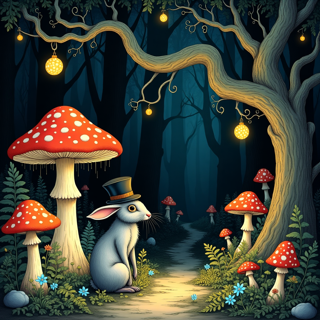 Fairy Lanterns Birthday Cards - Silly Robot Cards