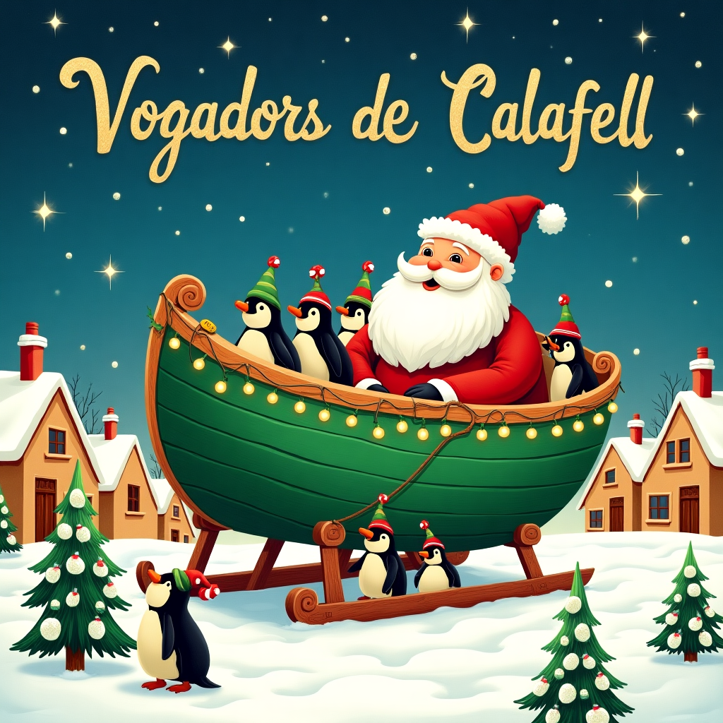 Seaside Holiday Christmas Cards - Silly Robot Cards, image size:1024x1024